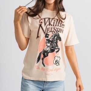 Daydreamer Willie Nelson Route 66 Tshirt